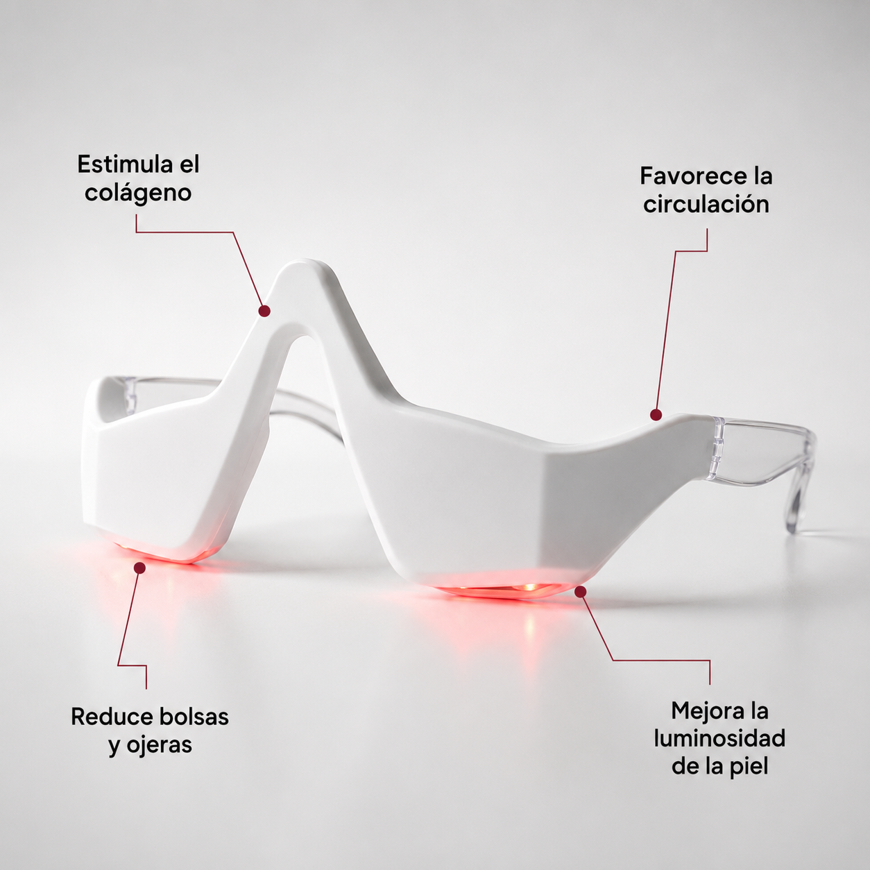 Gafas Luz Roja + Sérum Anti Ojeras · Ebook "Mirada Radiante" DE REGALO GRATIS